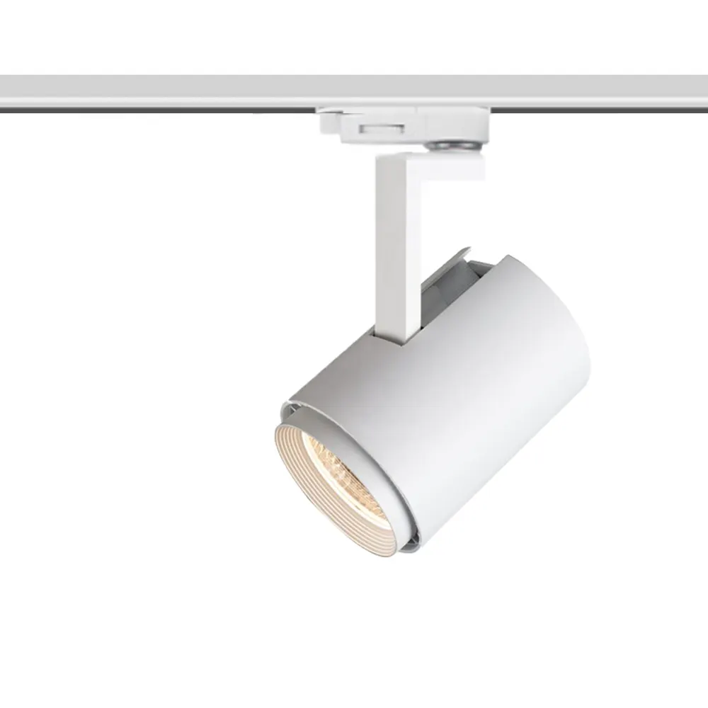 Adjustable Aluminum COB LED Track Spotlight Black/White 12-35W