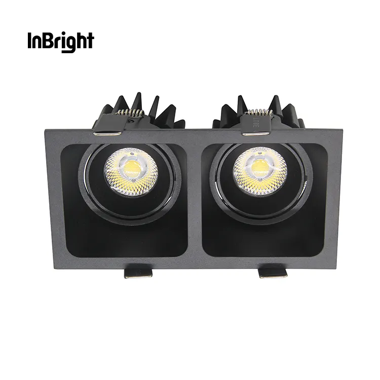Adjustable Dimmable Recessed Square COB LED Downlight 8/15W