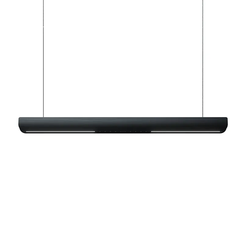 Aluminum Linear LED Pendant Light 55x83x1200mm Gold 36/48W
