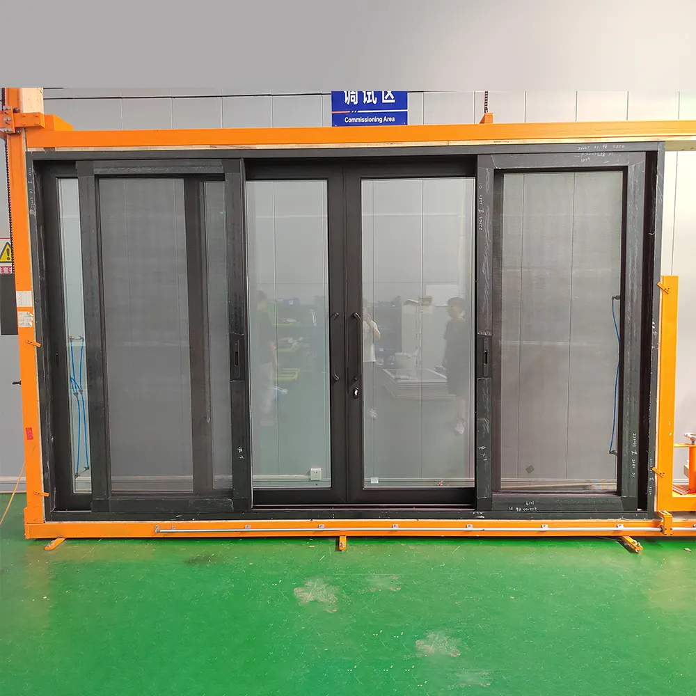 Thermal-Break Aluminum Window 5+12A+5mm With Double Tempered Glazing
