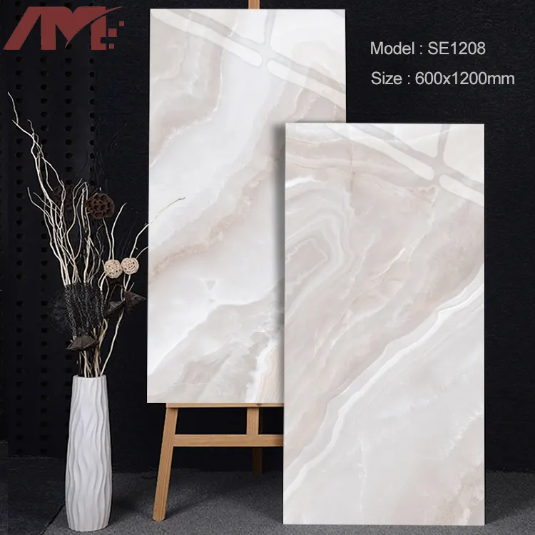 Calacatta Porcelain Floor Tile 1200x600mm product sample