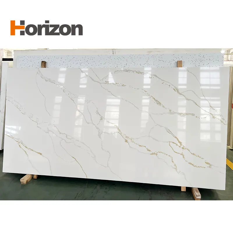 Calacatta Gold Engineered Quartz Slab 3200x1600mm