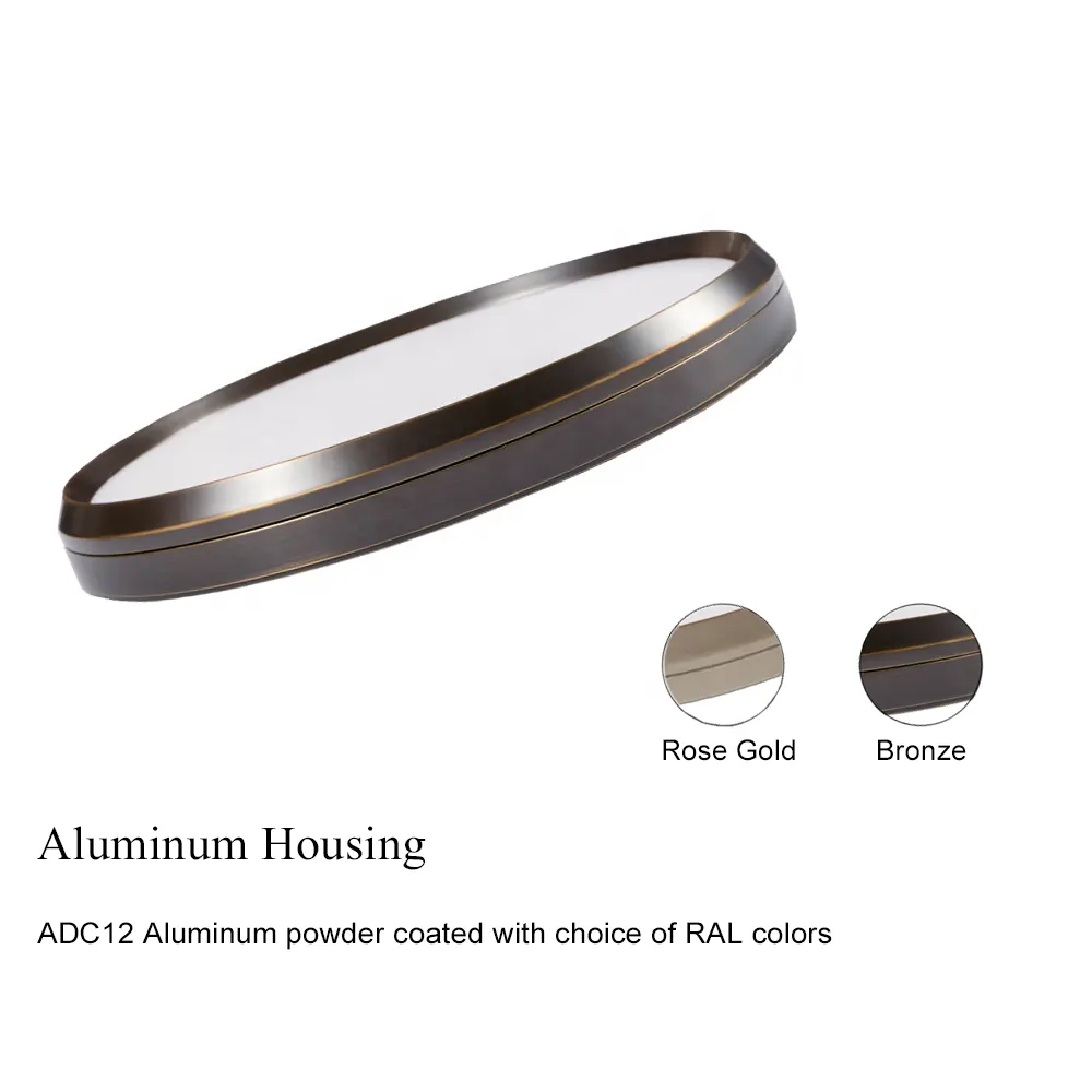Tuya Smart Dimmable Round LED Panel Light 40x40x5 30-72W