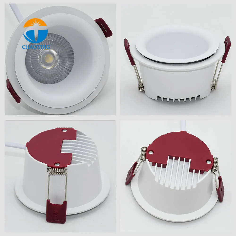 Slim Recessed Aluminum LED Downlight 3000-6000K