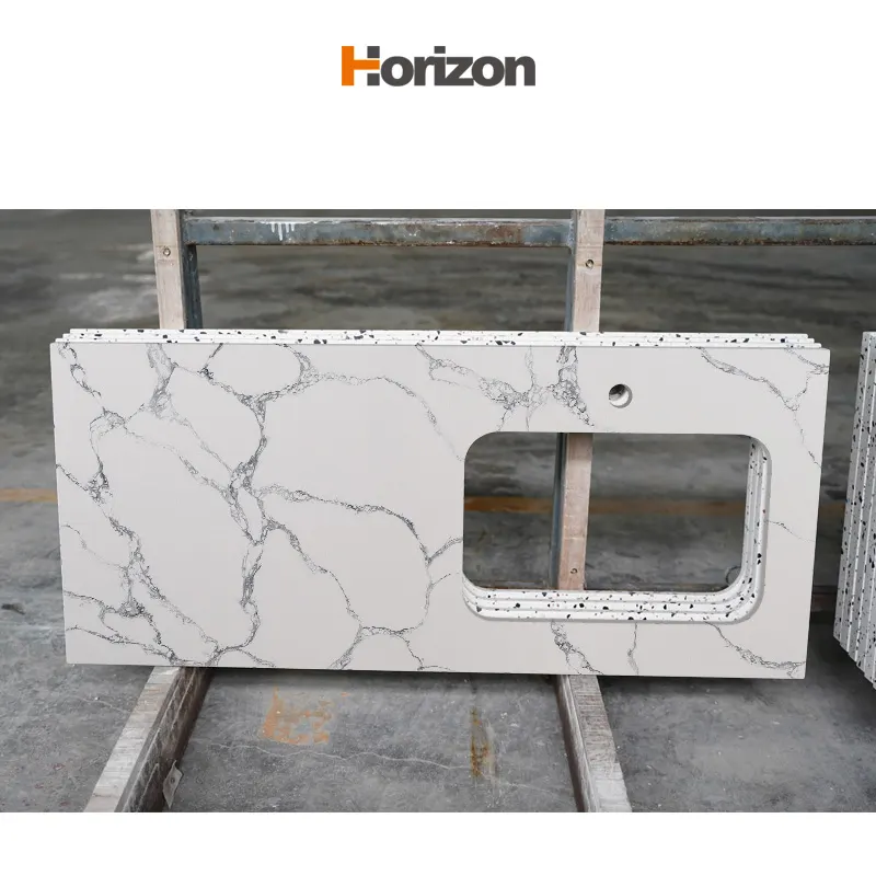 Calacatta Engineered Quartz Slab 3200x1600mm