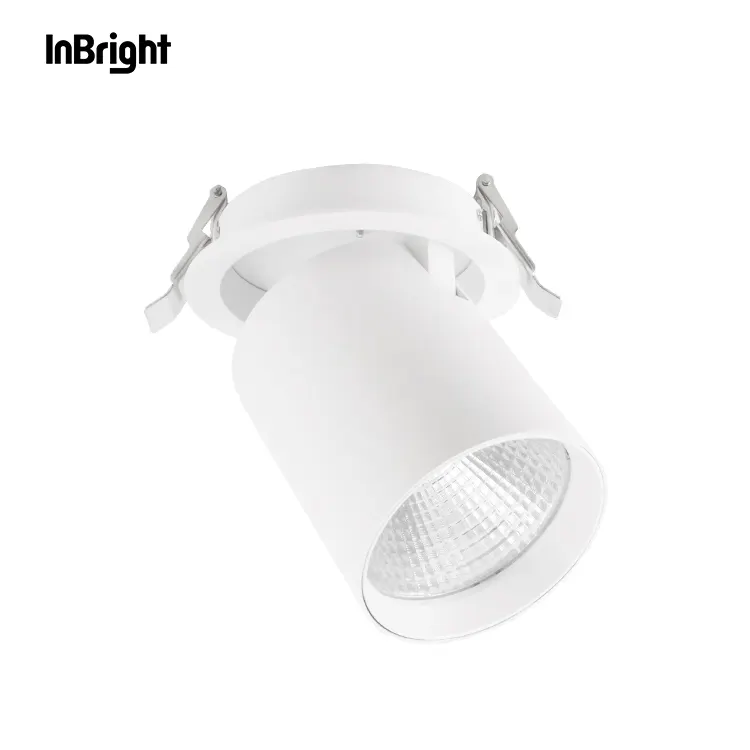 Anti-Glare Adjustable Dimmable Recessed COB LED Downlight 15/25W