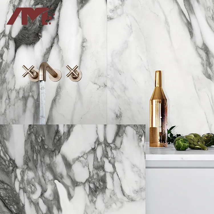 Marble-Look Porcelain Floor Tile 800x1400mm