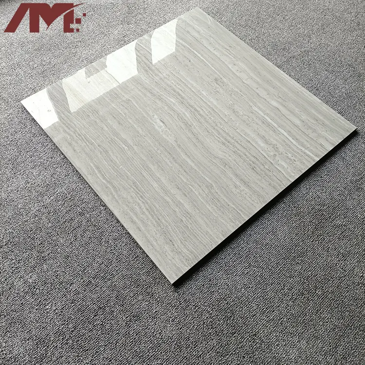 Wood-Look Gray Porcelain Wall And Floor Tile 600x600mm