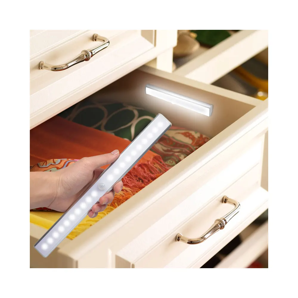 Motion-Sensor Rechargeable Aluminum LED Cabinet Light product sample