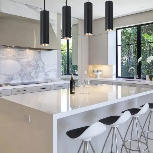 Aluminum Pendant Light Black 8-30W