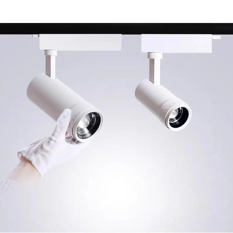 Adjustable Zoomable Aluminum LED Track Spotlight 2700-6500K