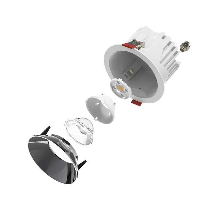 Adjustable Recessed COB LED Downlight 10-12/15-18/20-25/30-35/40-50/60-70W 2.5in/3.5in/4in/5in/6in/8in