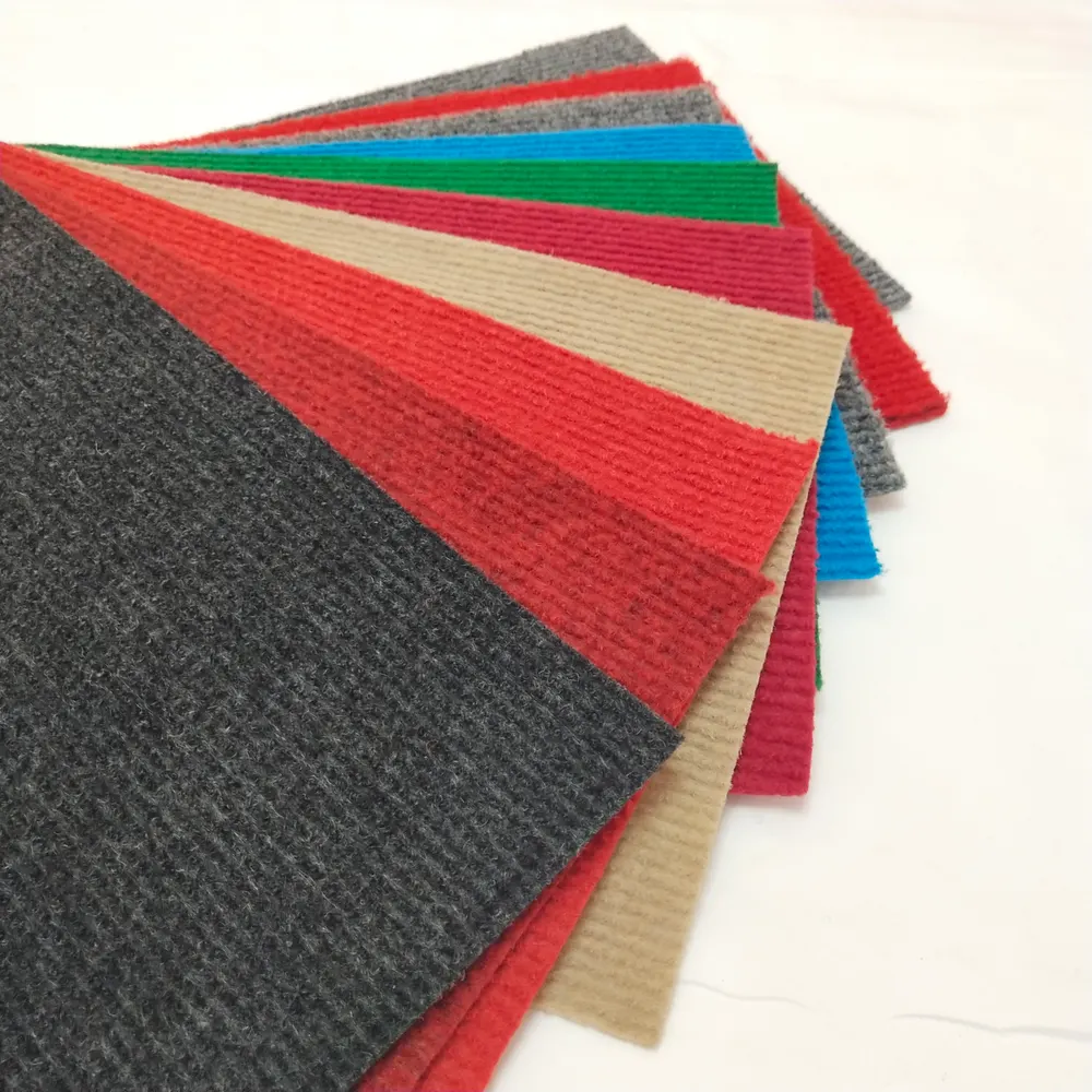 Ribbed Polyester Exhibition And Event Carpet
