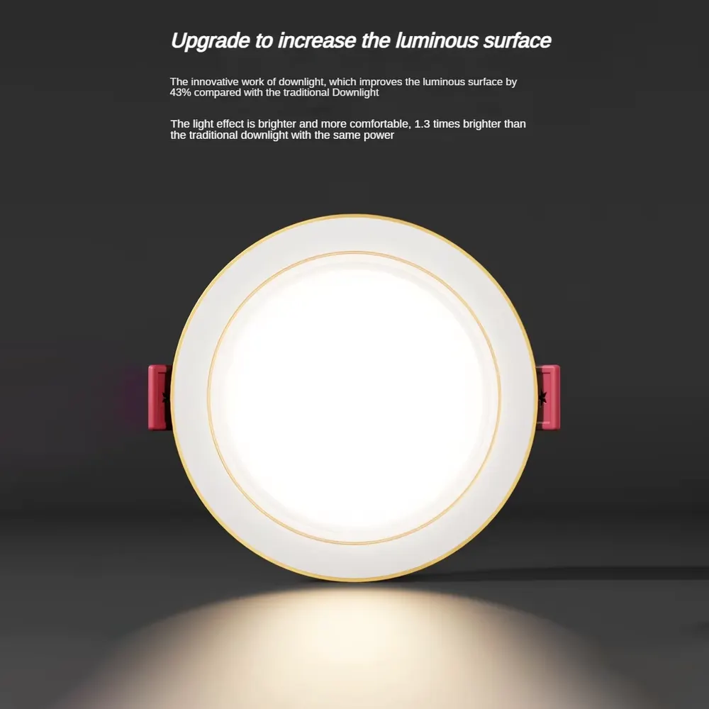 6W Anti-Glare Round LED Downlight
