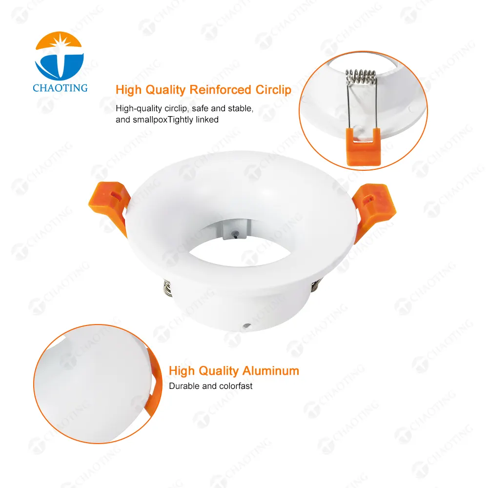 Rotating Aluminum Downlight Housing For GU10/MR16