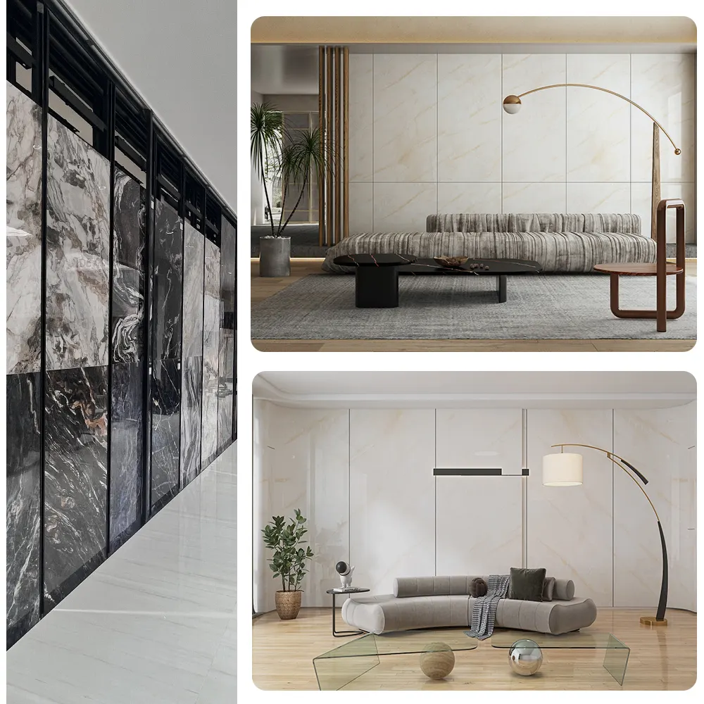 Marble-Look Sintered Stone Slab 900x1800mm