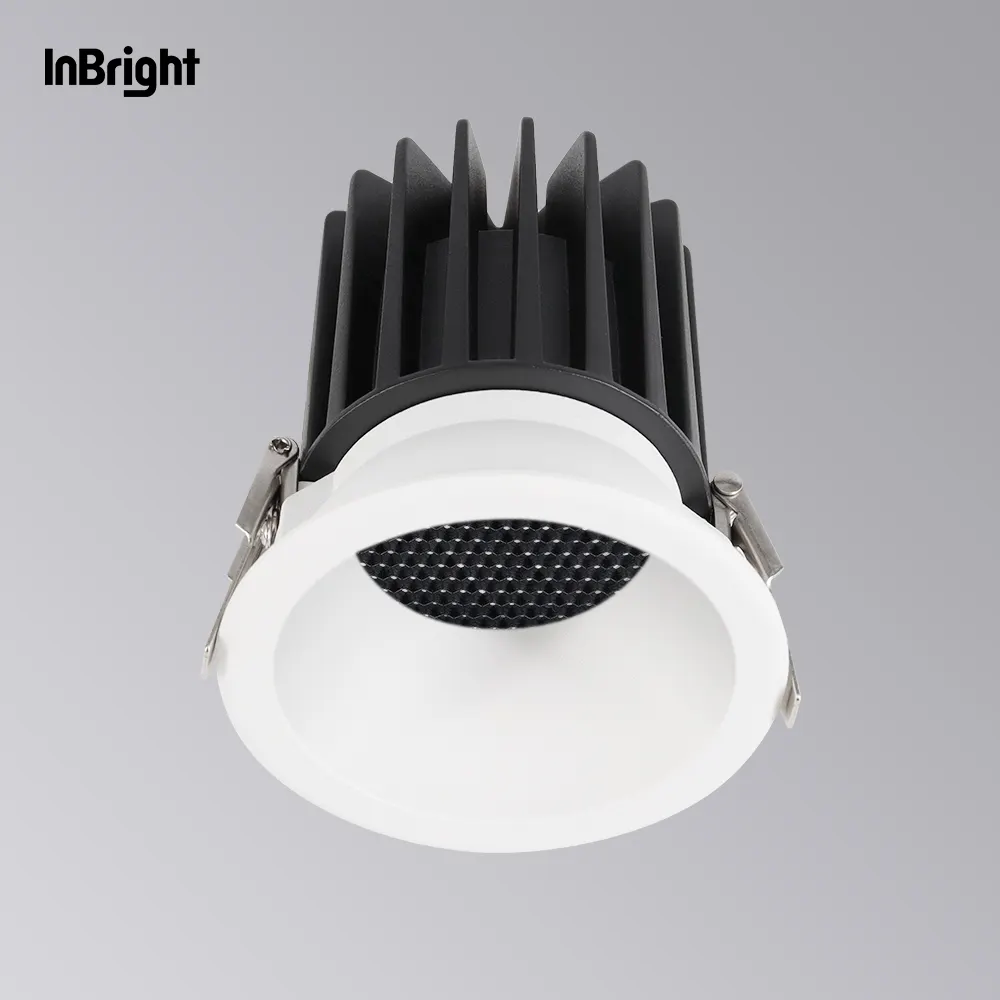 Anti-Glare Dimmable DALI Recessed COB LED Downlight 8-28W IP65