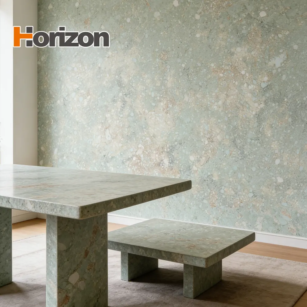 Green Engineered Quartz Slab 3200x1600mm