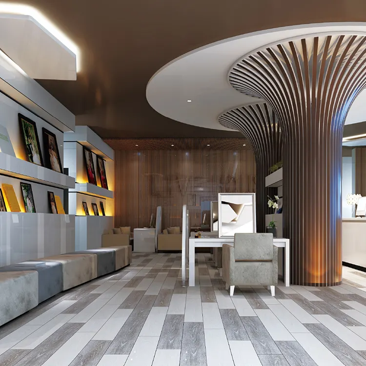 Wood-Look Polished Porcelain Floor Tile 150x900mm