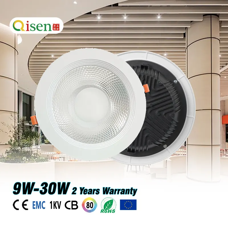 Recessed Aluminum LED Downlight 12-30W product sample