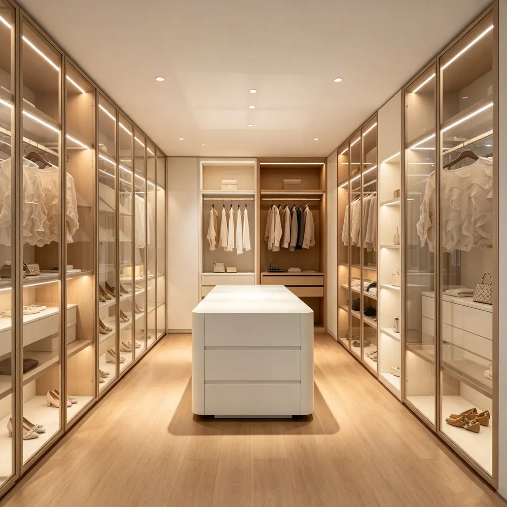 Modern Bedroom Wardrobe For Clothing Storage