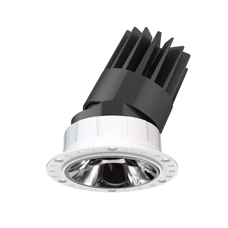 Adjustable Trimless Recessed COB LED Downlight 8-25W