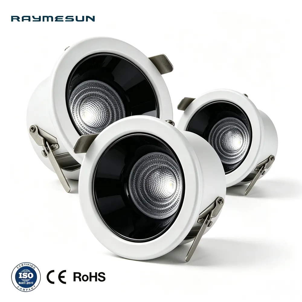 Recessed Aluminum LED Downlight Black/White 8W IP20