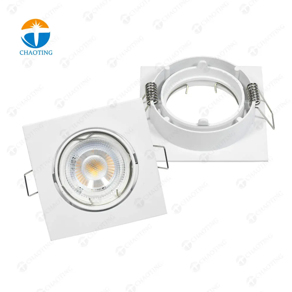 Adjustable Recessed Aluminum Downlight Housing MR16/GU10