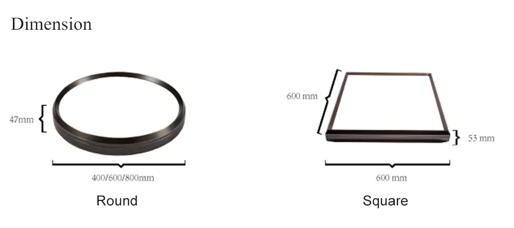 Tuya WiFi Surface-Mounted Round LED Ceiling Light 30-72W