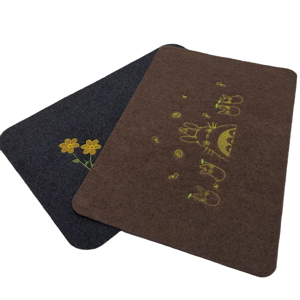 Needle-Punched TPR Entrance Door Mat 4-8mm Thick