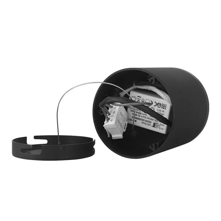 Surface-Mounted Round Aluminum COB LED Downlight 12/20W/15-30W