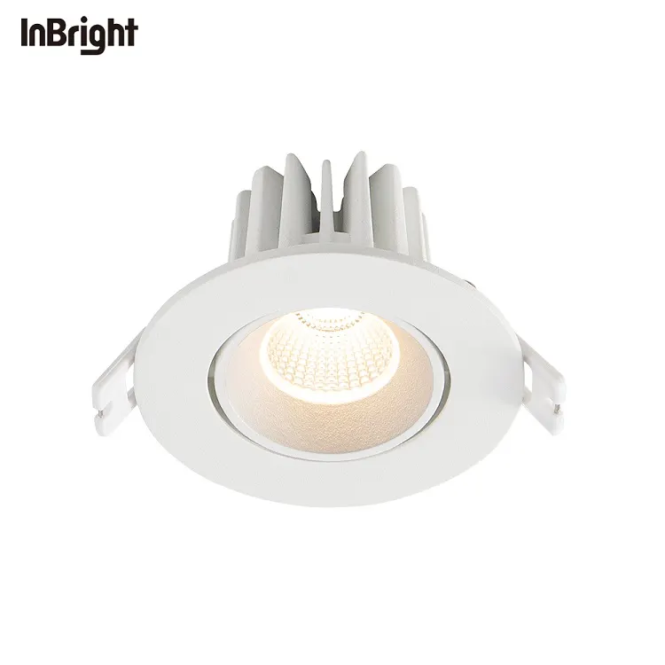 Adjustable Recessed Aluminum COB LED Downlight