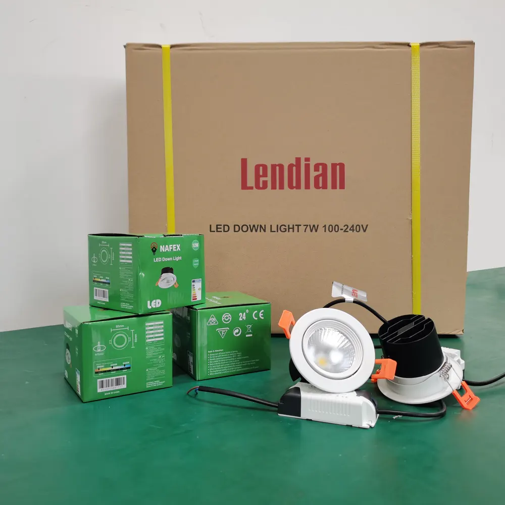 Adjustable Dimmable Recessed LED Downlight 3-15W