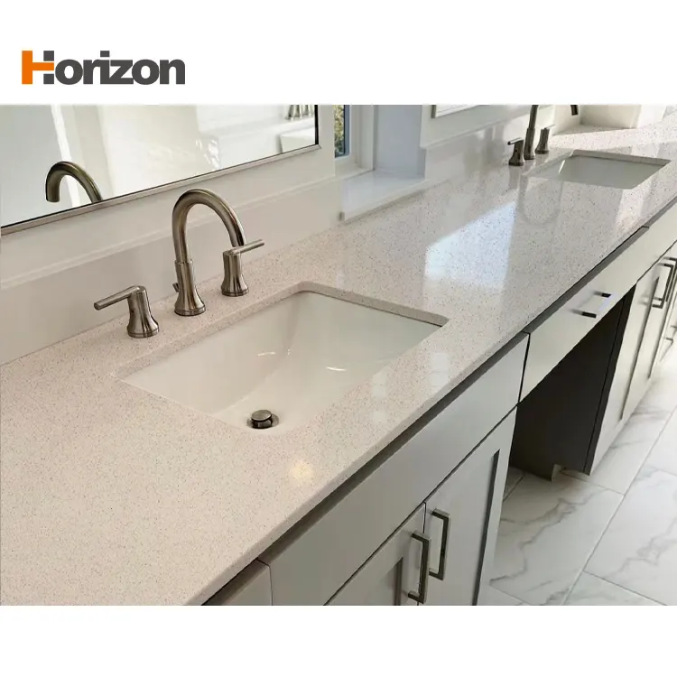 White Engineered Quartz Slab 3200x1600mm