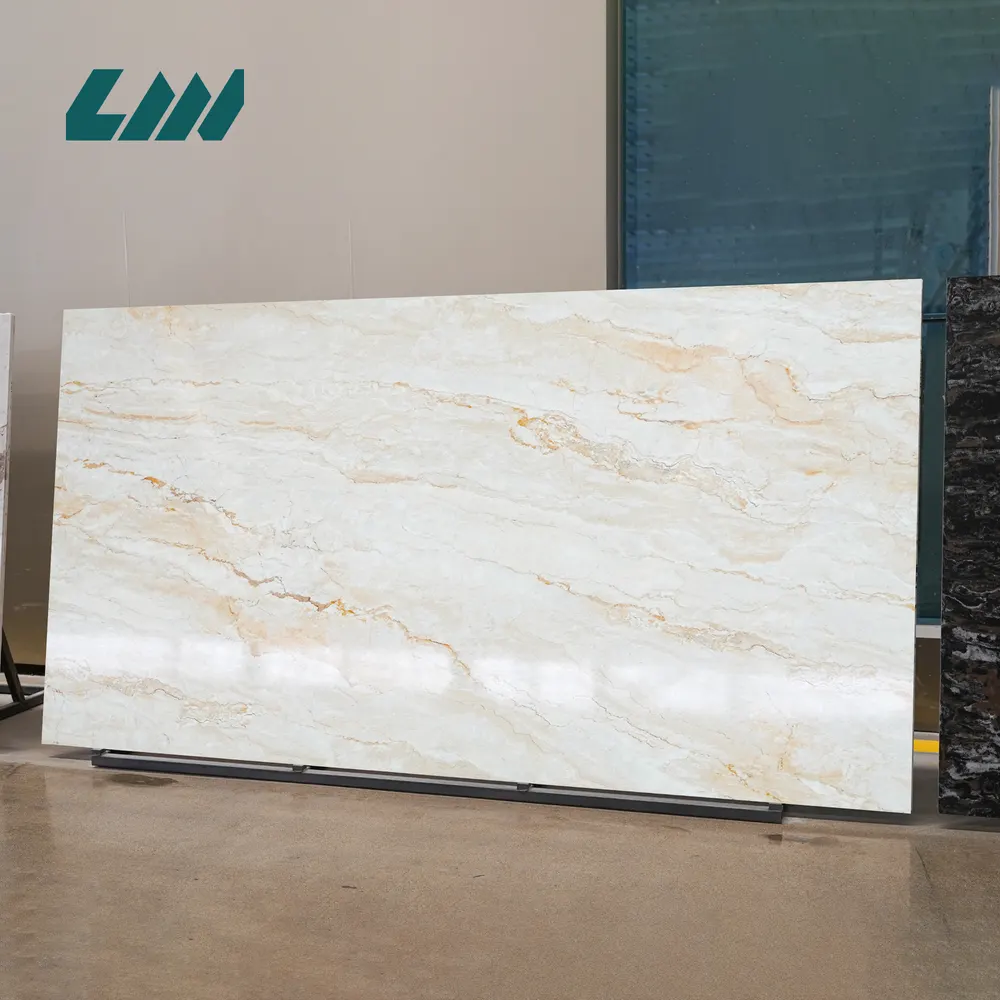 Polished Engineered Quartz Slab 3200x1600mm