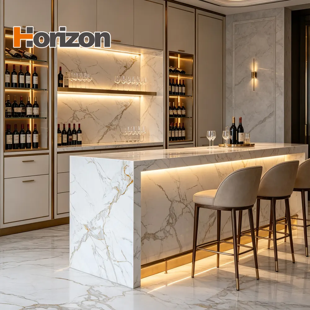 Polished Engineered Quartz Slab