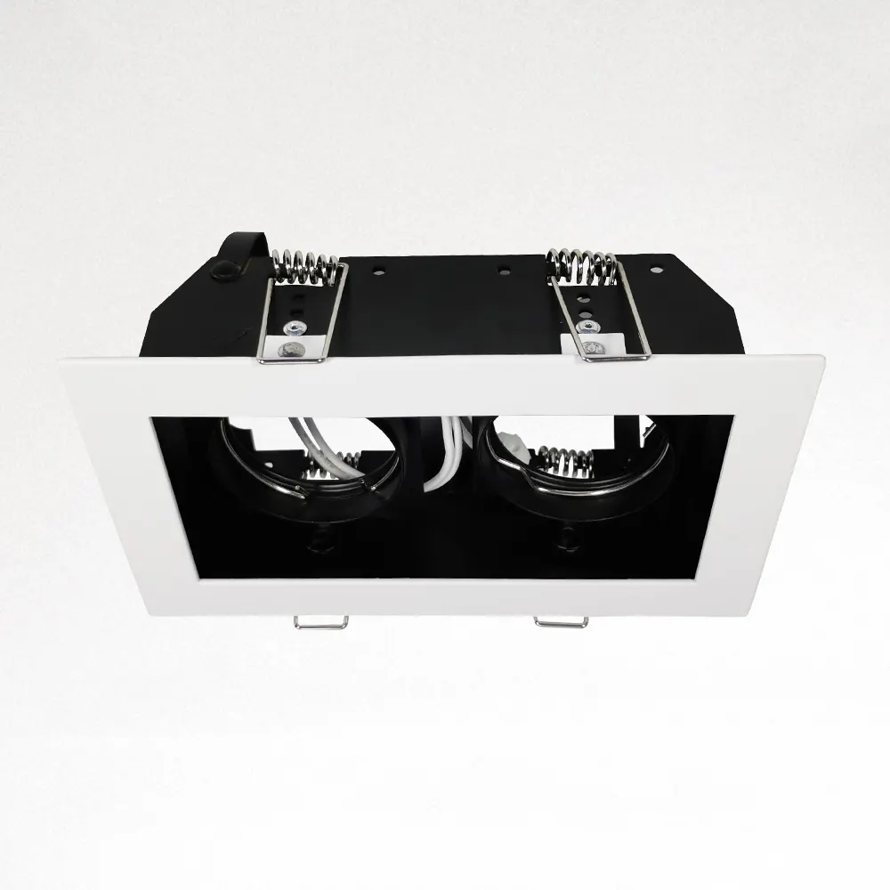 Anti-Glare Recessed Aluminum COB LED Grille Spotlight 3-15W