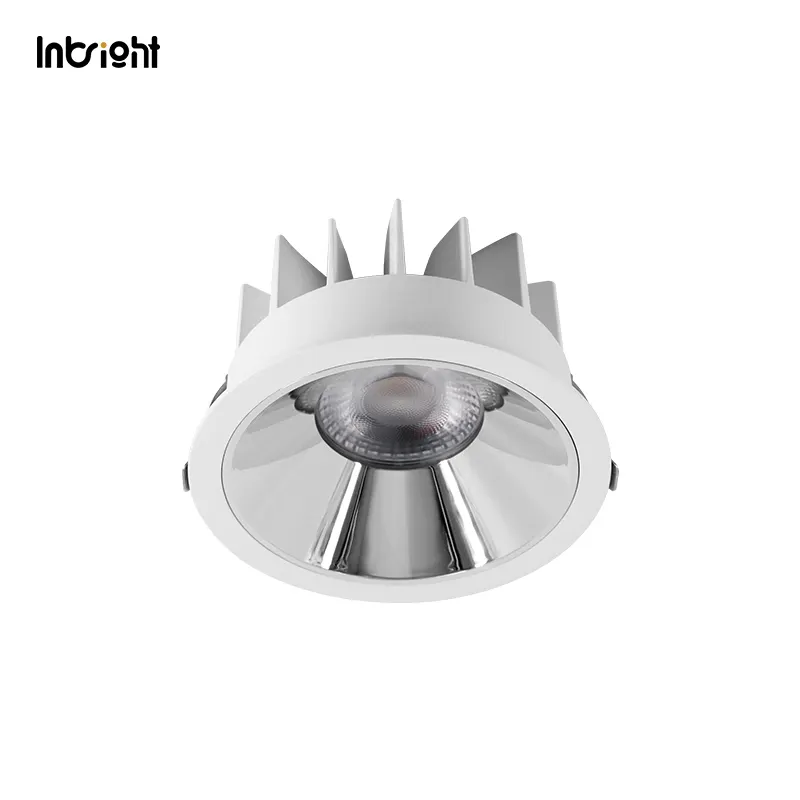 Anti-Glare Dimmable Recessed COB LED Downlight 15-50W IP65 product sample