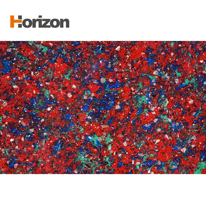 Red Engineered Quartz Slab 3200x1600mm