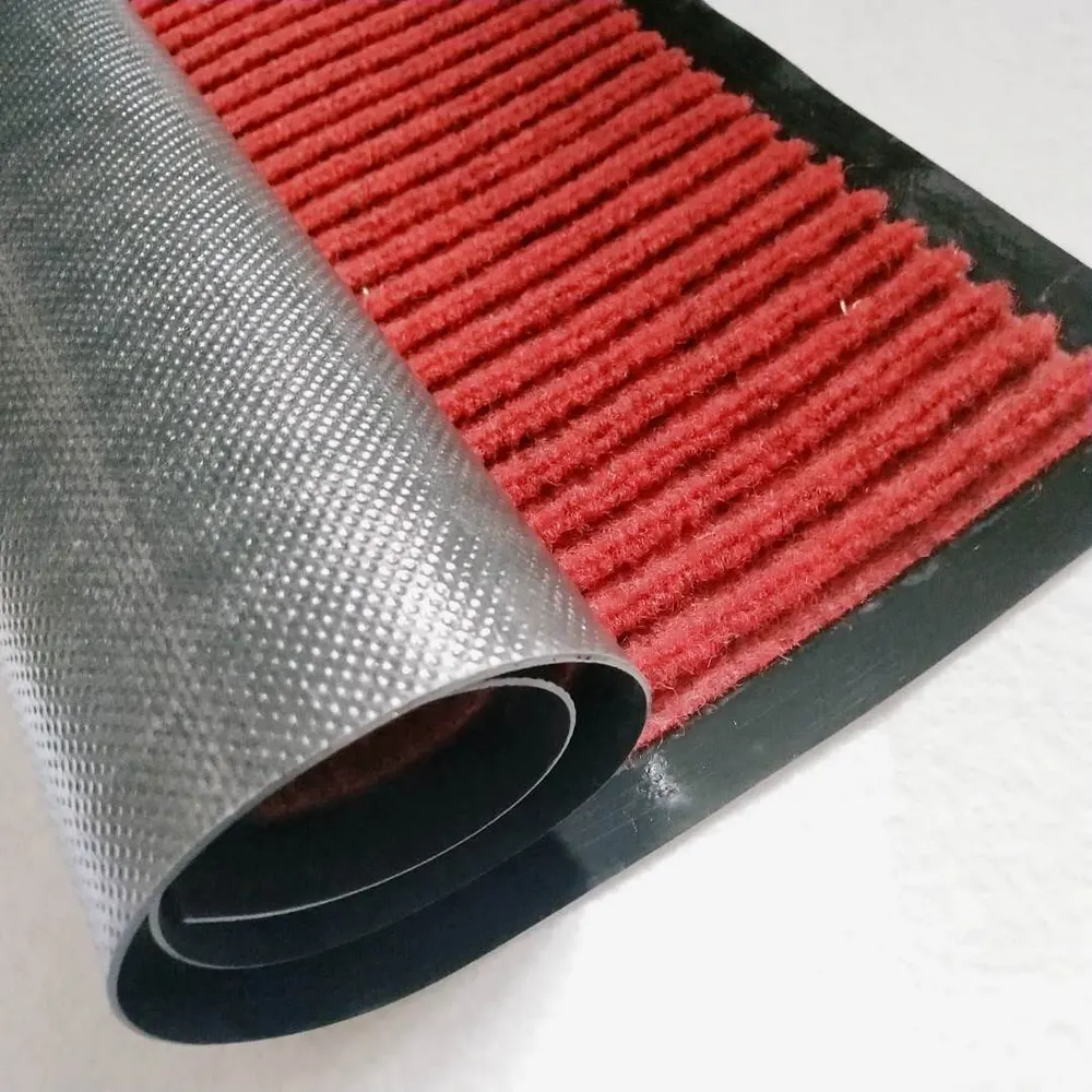Polyester Entrance Door Mat 4-8mm Thick With PVC Backing
