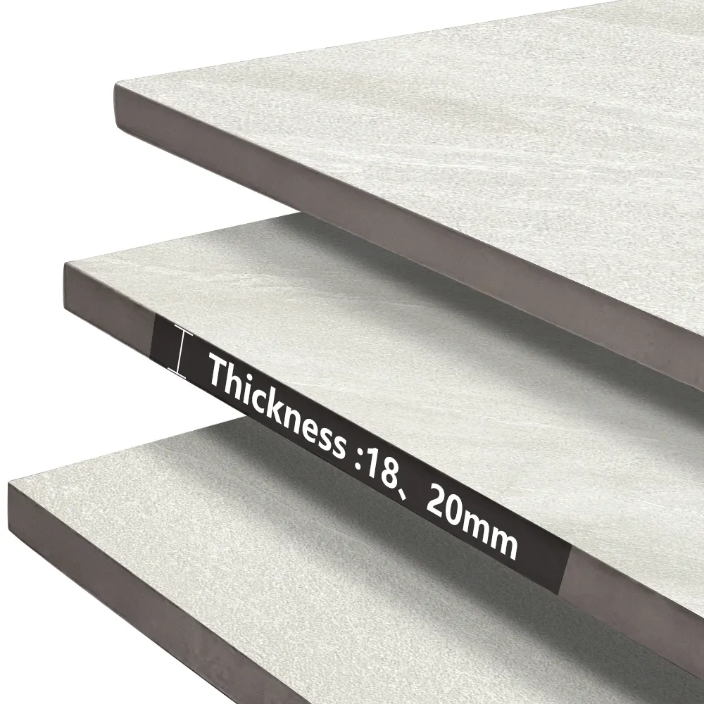Non-Slip Stone-Look Porcelain Floor Tile 600x600/600x1200mm 20mm Thick