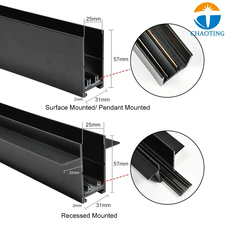 Tuya Smart Aluminum Magnetic LED Track Lighting System 6-20W