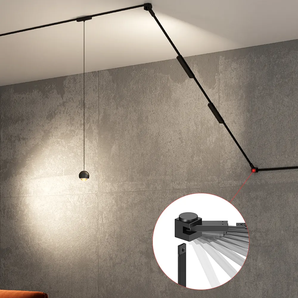 Adjustable Aluminum Magnetic LED Track Spotlight 6-12W 24V/48V