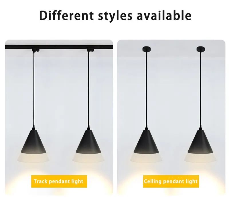 Aluminum LED Pendant Light 50x300mm 7-20W