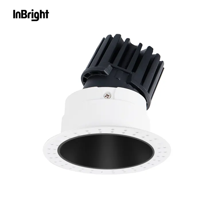 Anti-Glare Adjustable Trimless Dimmable LED Downlight 8/15W