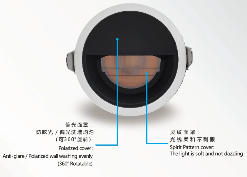 Dimmable Recessed Aluminum LED Downlight 9-15W