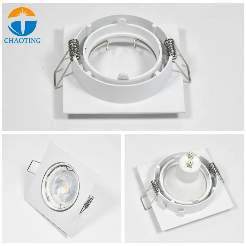 Adjustable Recessed Aluminum Downlight Housing GU10