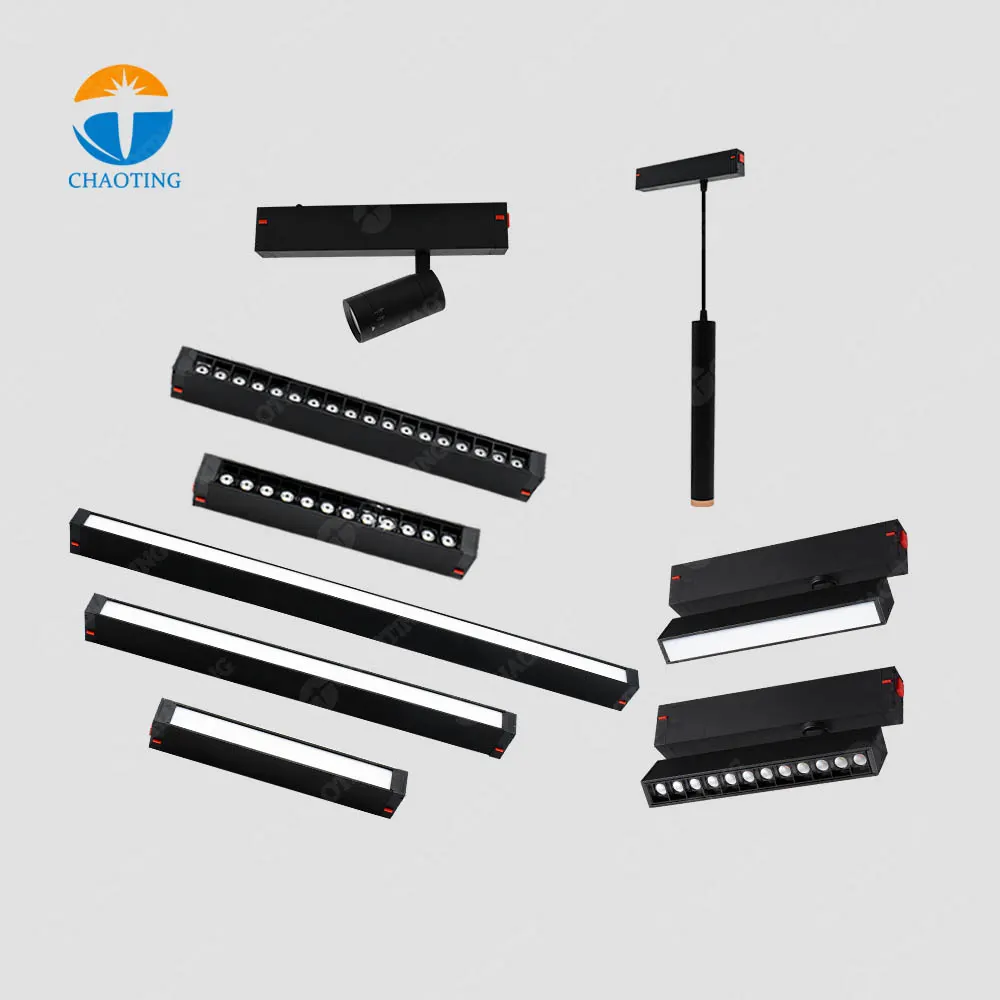 Adjustable Aluminum Magnetic COB LED Track Spotlight 12/20W