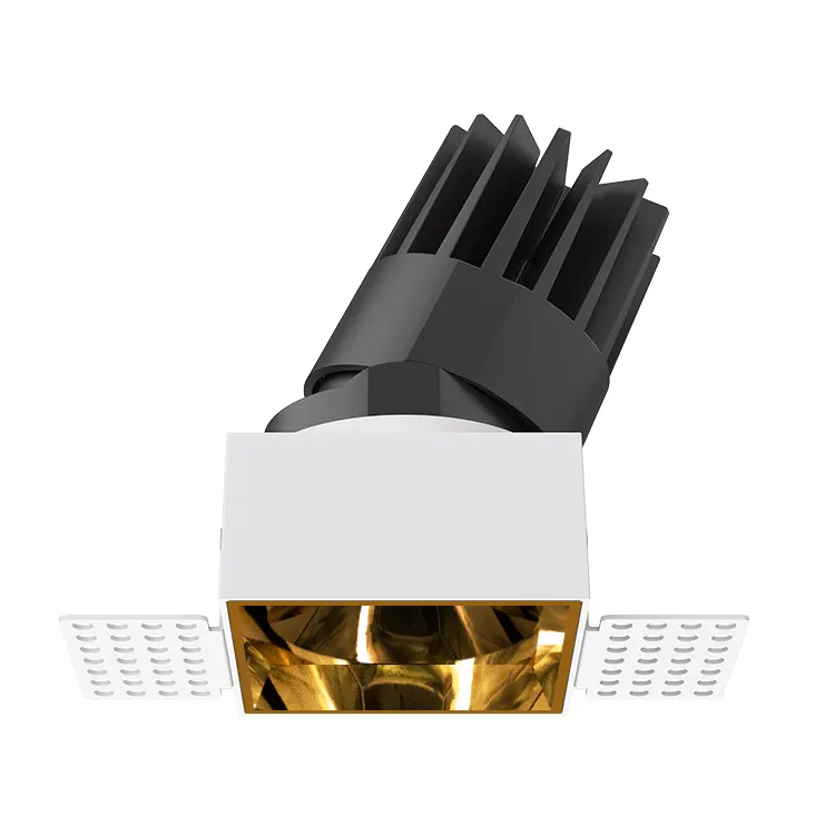 Trimless Dimmable Recessed Square COB LED Downlight 8-25W IP65