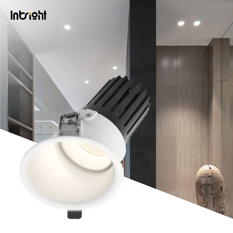 Anti-Glare Adjustable Recessed COB LED Downlight 10-25W